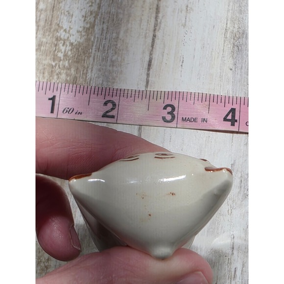 Gum Parker Ceramic Cat Gum Holder Vintage Kitsch Cream Brown Whimsical Figurine - Picture 7 of 8